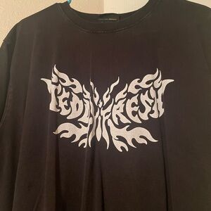 Teddy Fresh Black Graphic Tee— NWT